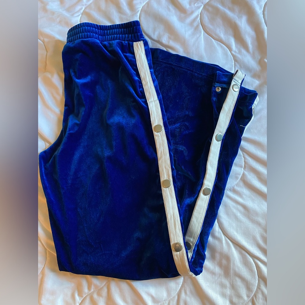 Fashion Nova Velvet Track Pants